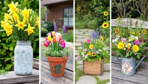 scopri 4 ispirazioni creative per realizzare straordinarie creazioni floreali fai da te e dare il benvenuto alla primavera con stile. trasforma la tua casa in un angolo fiorito grazie a idee semplici e originali!